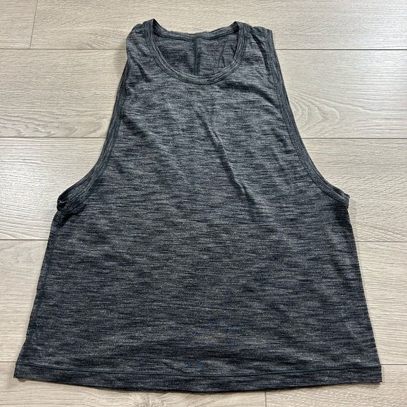 Lululemon Cardio Squad Tank II Heathered Black - Picture 5 of 10